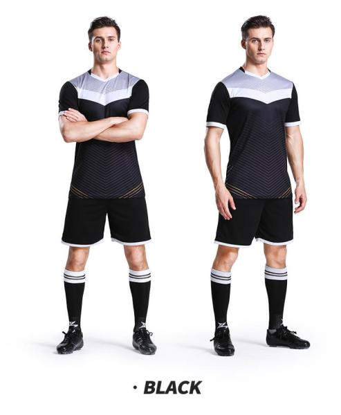 Quality Refreshing Competition Clothing , Custom Soccer Uniforms Elastic Waistband for sale