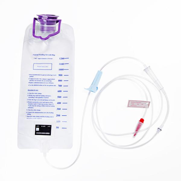 Quality Disposable medical gravity enteral feeding bag Pump Set/Gravity Set for sale