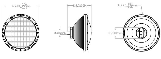 Under Water Waterproof Swimming Pool Light Low Voltage Ground GX16D Base IP68
