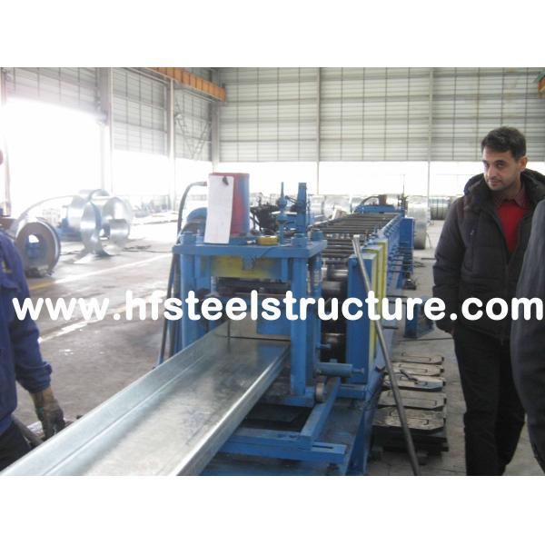 Galvanized C Purlin Steel Building Kits For Construction Material / Bracket
