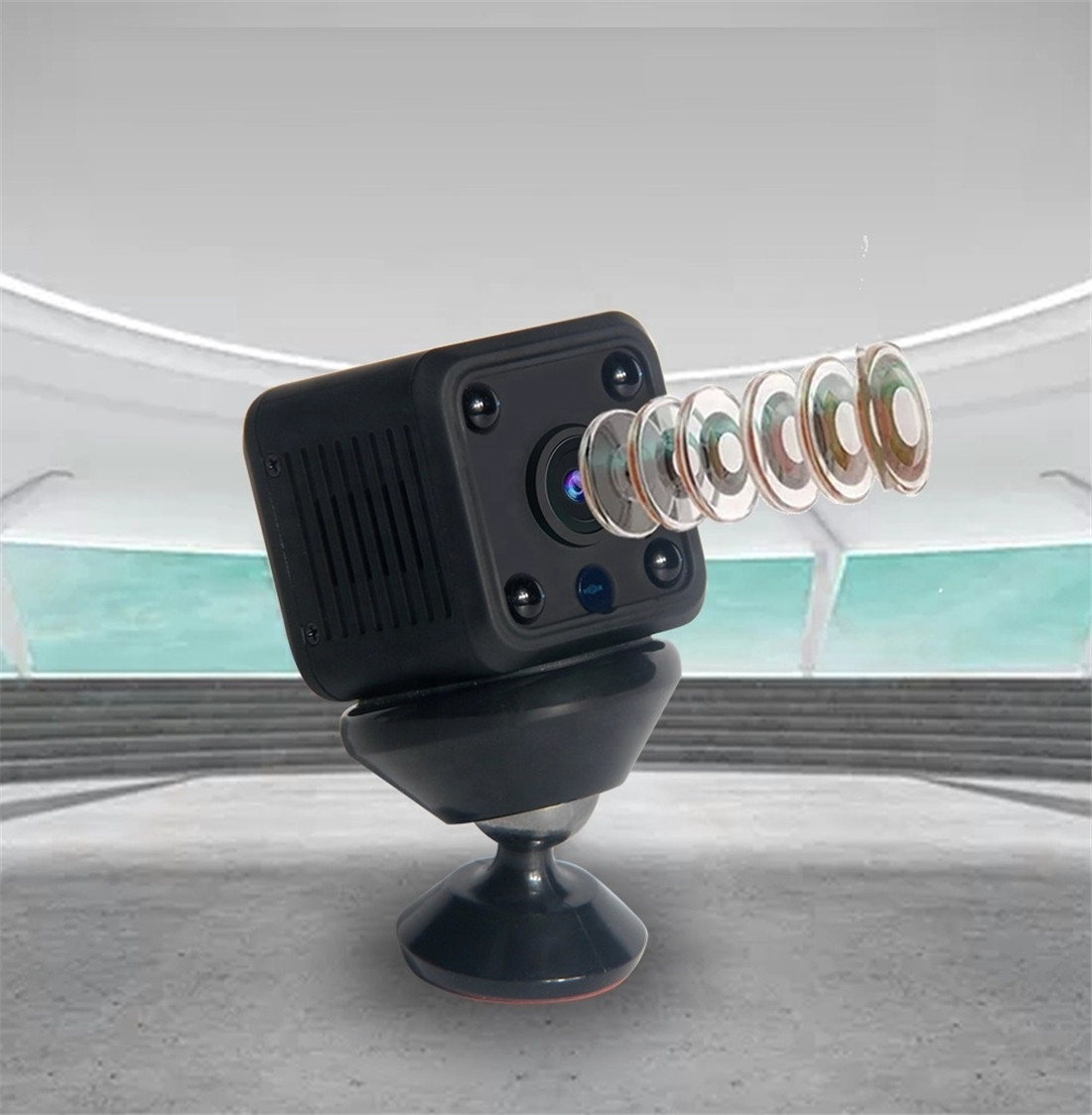 Mini Spy Camera Hidden 1080P Camera, Whalecam Small Security Camera(JS-P166)