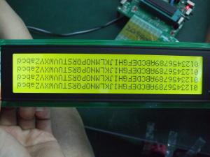 China 3.3V Monochrome Transmissive/Transflective/Reflective Character Blue/Green/Gray Stn Character LCD Modules on sale