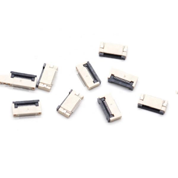 0.5 mm pitch connector FPC Connector types, with LCP, White, Flammability Rating(UL94V-0)