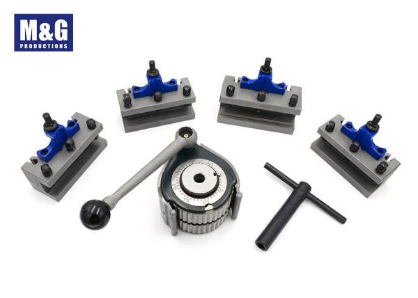 Quality 40 Position Machine Tool Accessories Europe Style Quick Change Lathe Tool Post Set for sale