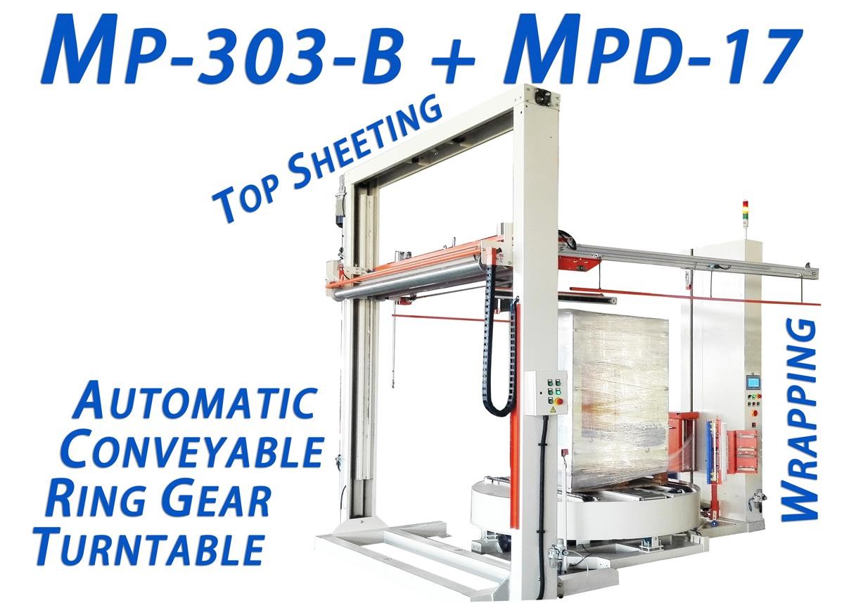 Heavy Load Capacity Automatic Stretch Wrap Machine With Variable Turntable Speed