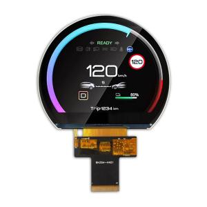China 3.54 Inch Round LCD Panel 1000nits Brightness 40pin SPI RGB Interface wholesale