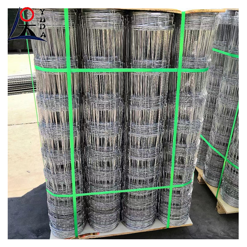 High Tensile Strength Grassland Weave Iron Wire Mesh Field Fence For Farm