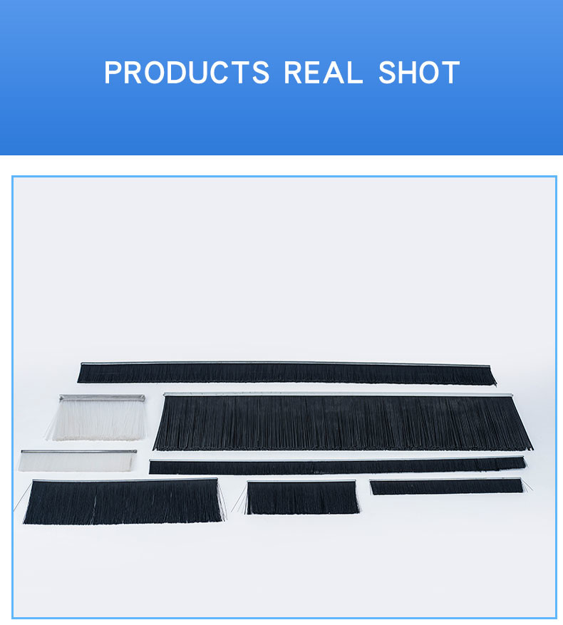 Nylon Bristle Industrial Strip Brush Rust Removal Customized