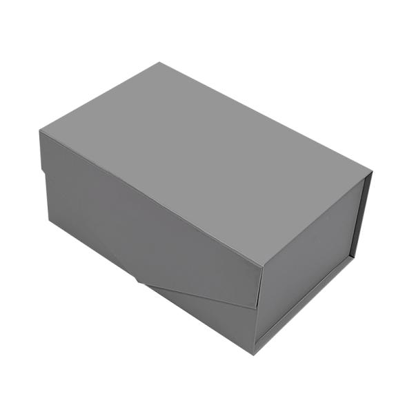 Custom Folding Magnetic Rigid Collapsible Box With Embossing Printing Handling