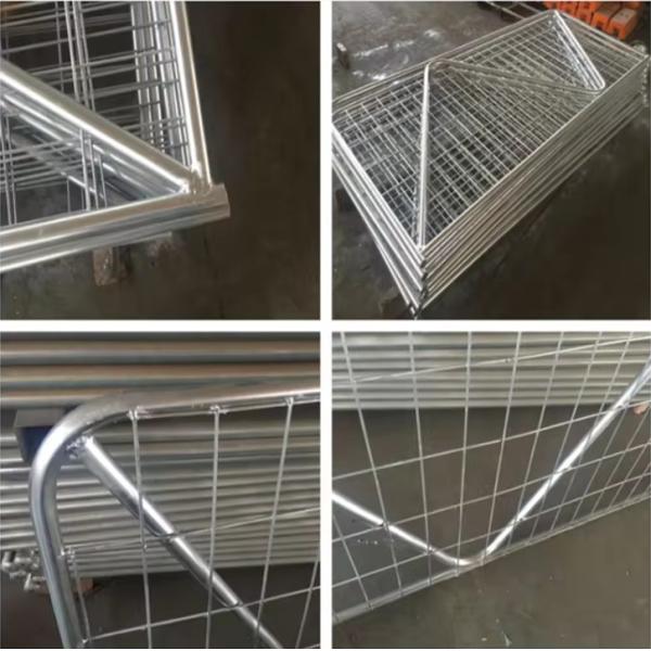 V Stay Galvanized Cattle Fencing Heavy Duty Farm Cattle Gates For Australia Market