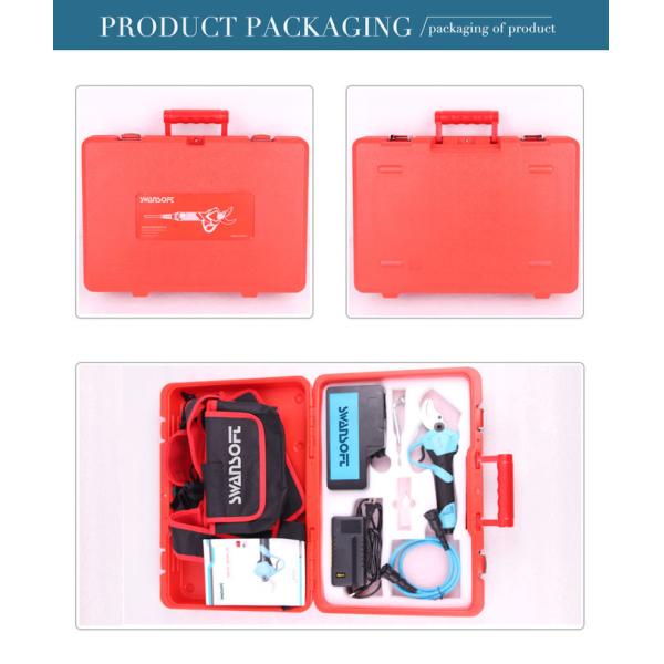 Swansoft 800g 3.0CM Electric Bypass Pruner Fruit Orchard Pruning Shear 36V 4AH