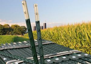 Practical Recycled Studded Fence Posts Environmental Friendly Product