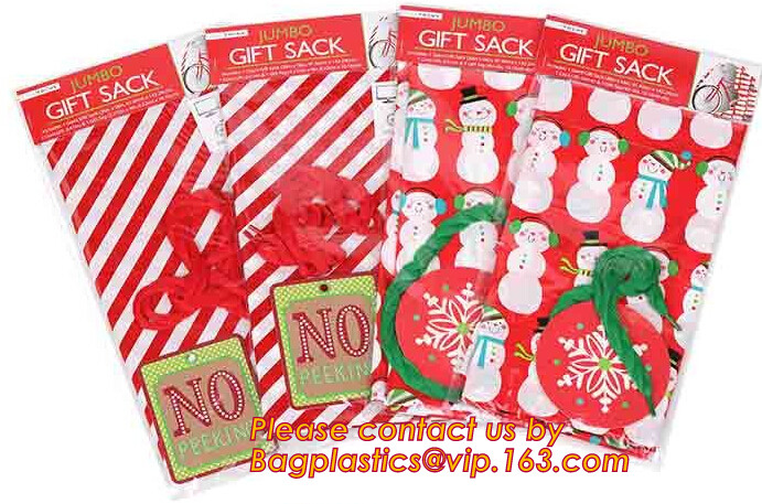 Custom CPE semitransparent printing frosted corded beaded gift bags,lovely children clothes gift packing plastic bag