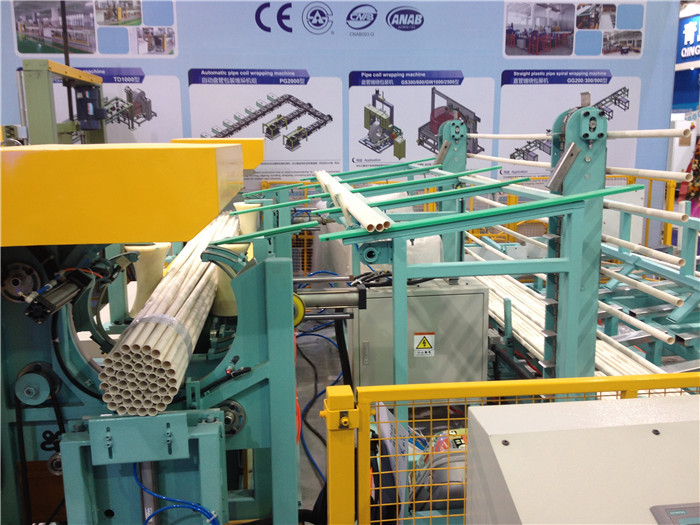 Horizontal PP PPR Pipe Packing Machine / Automatic Offline Plastic Pipe Bundling Machine