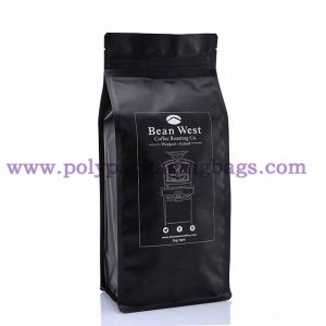 China Matt Black 250g 1kg 12oz Aluminum Foil Bag With Valve wholesale