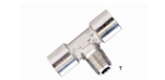 1/8" - 1/2" Branch Tee Pneumatic Pipe Fittings , 2.5Mpa Pipe Joint Connectors