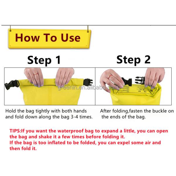 5L 15L 10L 20L 30L Waterproof funny back pack Dry makeup travel bag Roll Top Dry Gear Bag for Kayak, Fishing, Boating