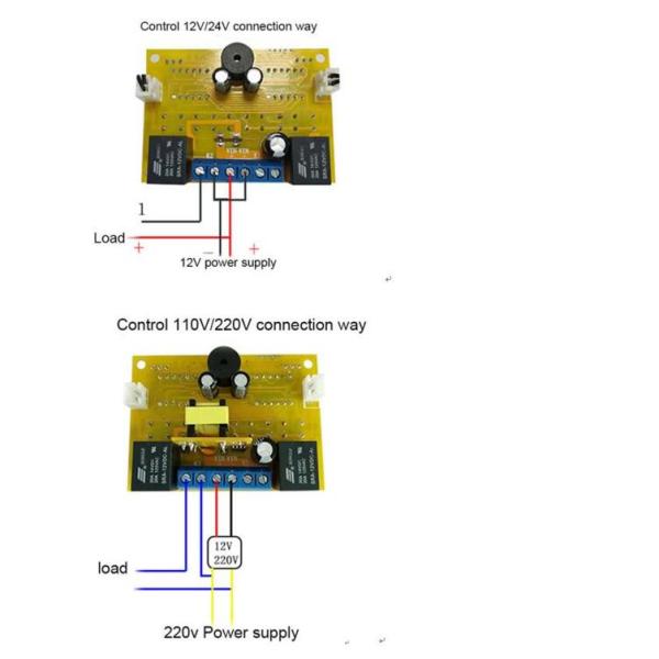 AC 220V 12V 24V Dual Probe Digital LED Dual Thermometer Temperature Controller Thermostat Incubator Control Microcomputer