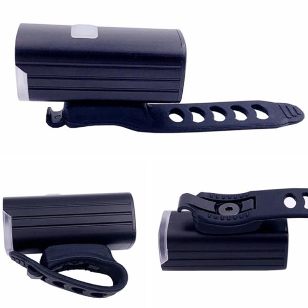 Cri80 Usb IP65 Rechargeable Bike Light Set Front Headlight