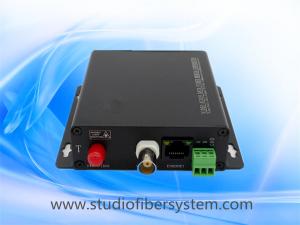 China Outdoor RS485 data Ethernet HDCVI to fiber converter for PTZ data&1ch 10/100M ethernet&1CH720P 1080P CVI over fiber 20KM on sale