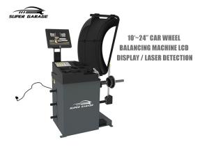 LCD Monitor Tire Balancing Machine 220V 110V Laser Technology For Exact Detection