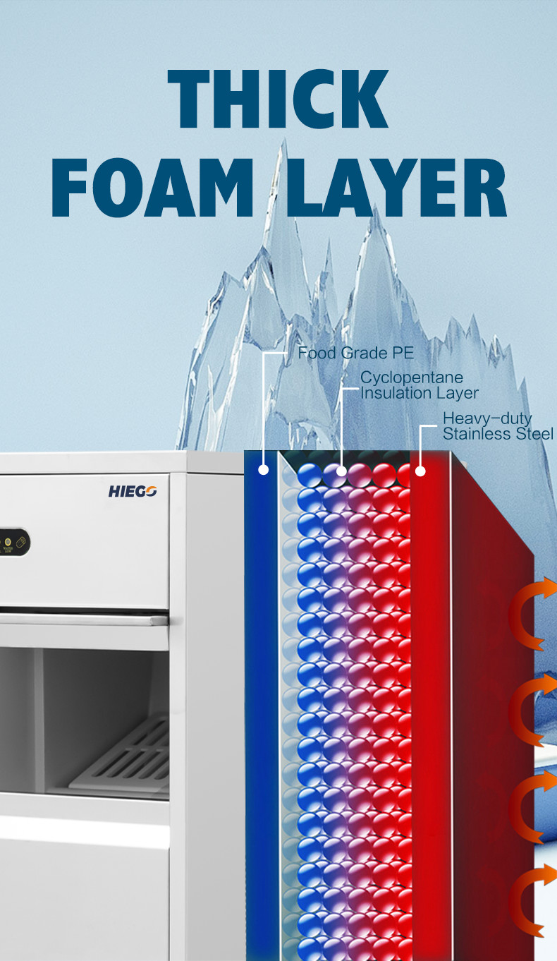 25kg Small Nugget Ice Maker Under Counter Economic Portable Ice Nugget Machine