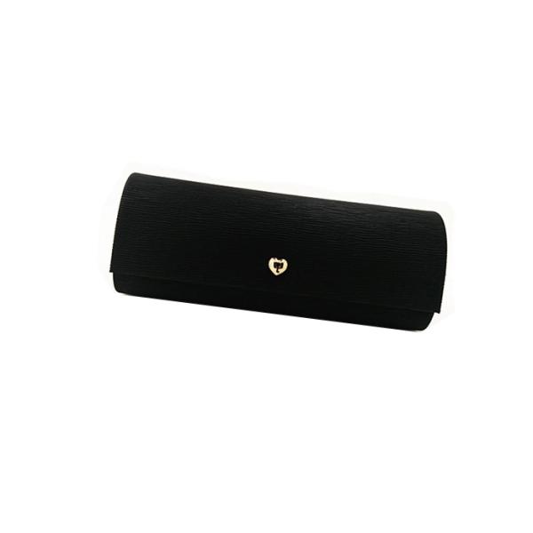 Portable PU Spectacle Personalized Sunglasses Case With Samll Heart Buttom