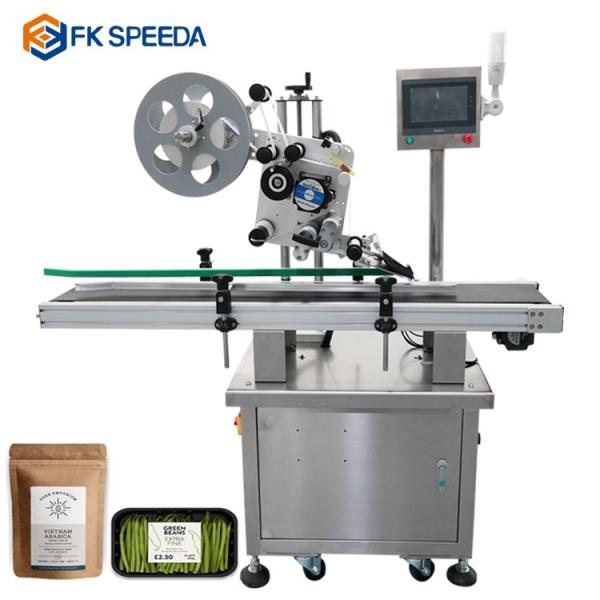 Quality Automatic Paging Box Carton Bag Plane Labeling Machine with 1 mm Flat Labeling Suitable for sale