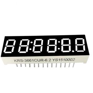 China Customized 0.36 Inch 6 Digit 7 Segment Display For Home Appliance wholesale