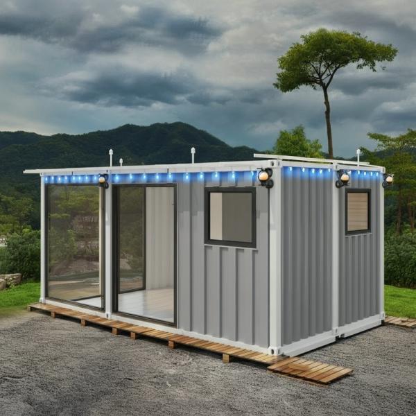 Quality Anti Corrosive Converted Prefabricated Container House Modular Home 20ft for sale