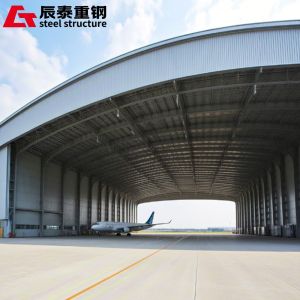 Modern Industrial Metal Hangar Buildings , Prefab Steel Structure Hangar