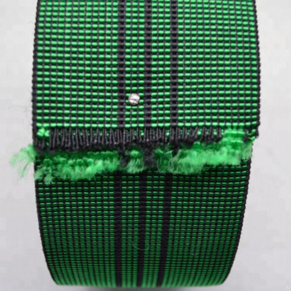 Quality 7cm Upholstery Elastic Webbing Green Sofa Webbing Belt for sale