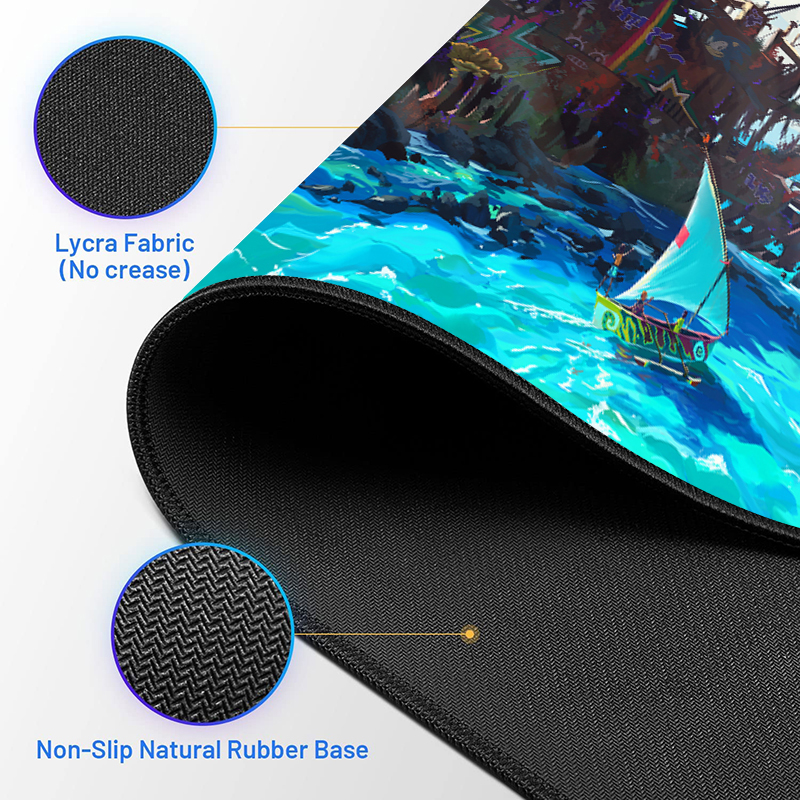 Printed Rubber Mousepad Blank for Transfer Heat Press Neoprene Mouse Pad 600*400*3mm