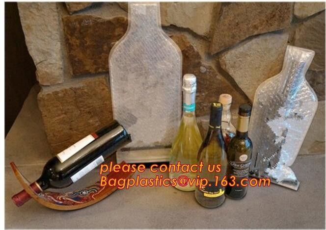 Eco friendly LONG HANDLE RECYCLABLE PVC WINE BAG, CARRIER BAG,HANDY BAG,GIFT WINE BAG,PROMOTION, PROMOTIONAL PRODUCTS PA