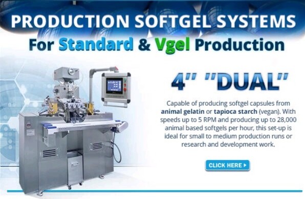 Lab Use Fish Oil Vitamin Softgel Encapsulation Machine For Animal Gel And Starch
