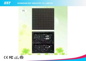 Pixel Pitch 3mm High Resolution Black Leds Screen Module , Synchronous Control