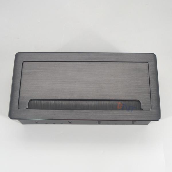 conference furniture brush drawing aluminum office tabletop switch socket
