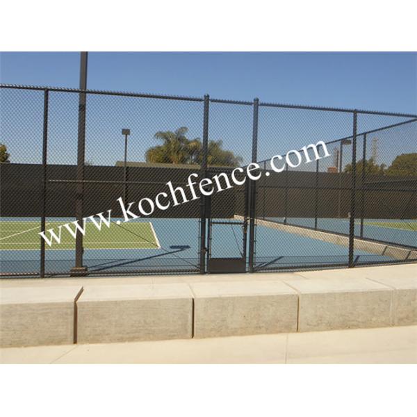 Galvanized Chain Link Trellis , Easily Assembled Pvc Coated Chain Link Mesh