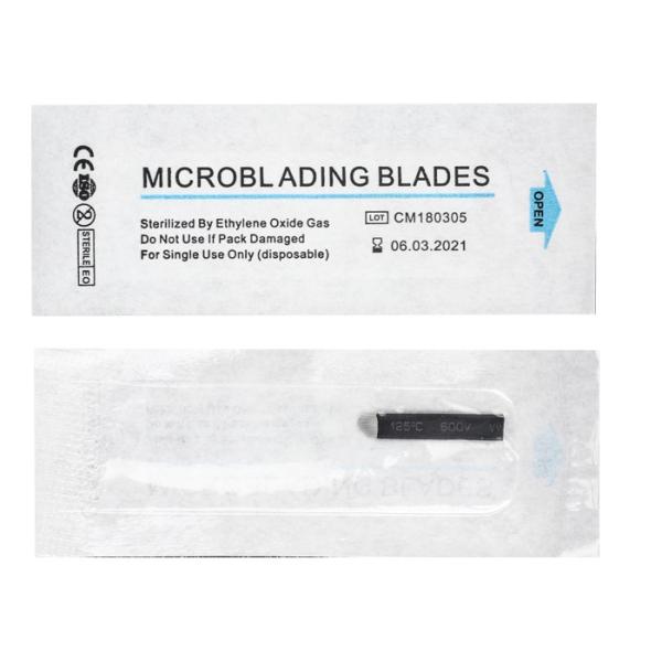 Lushcolor 16 Pins V Shape Black Microbalding Needle For Eyebrow Tattoo
