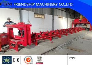 China Semi Trailer Chassis Beam Welding Line Trailer Beam Hydraulic Assembly Table on sale