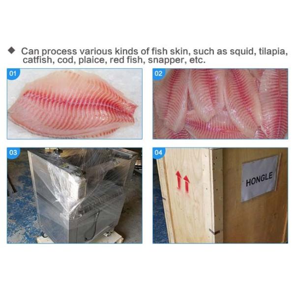 Skinner Fish Processing Machine Skin Remover Peeling Removal