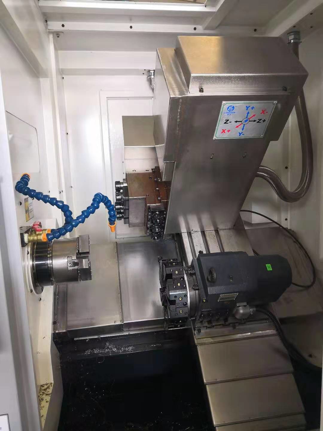 HTC-4640 Slant Bed CNC Lathe Machine 56mm Spindle Through Hole Diameter