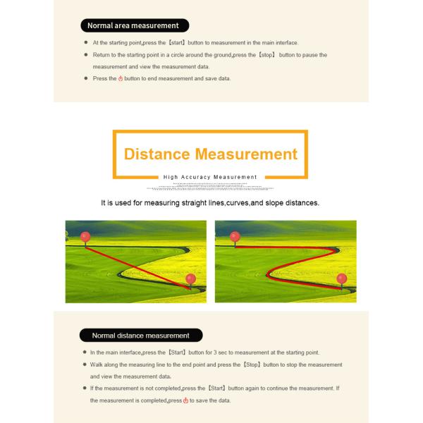 S4 GPS Distance Meter Mountain Slope Flat Measuring