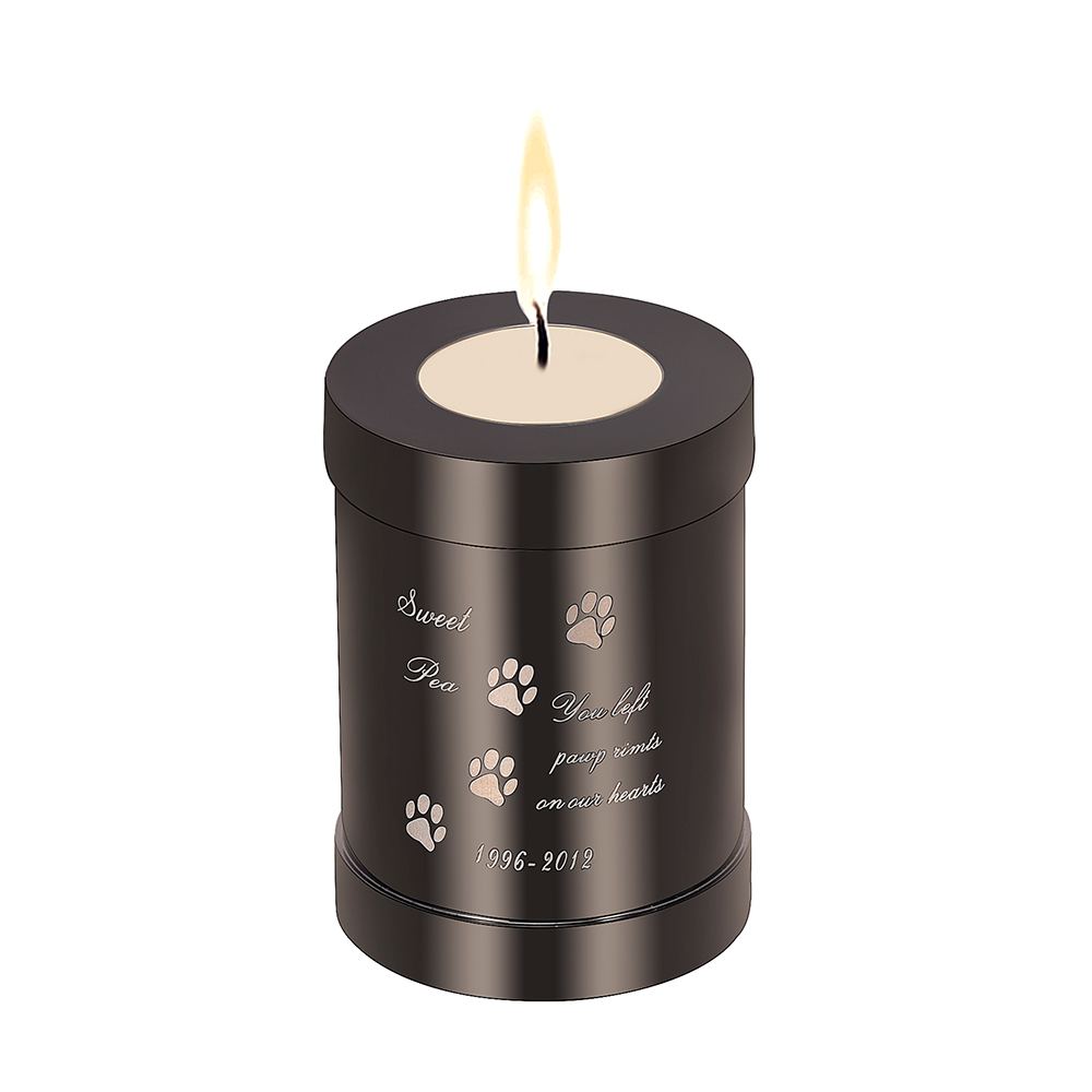75*54mm Stainless Steel Cylinder Cremation Jewelry Urn Multicolor Keepsake Ashes Locket