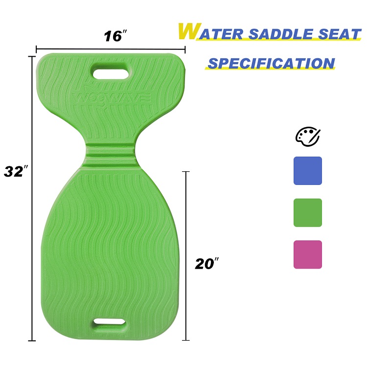 XPE 80CM Water Saddle Aquatic Flotation Device for Kids and Adult Pool 0.3KG 32*16*1.6