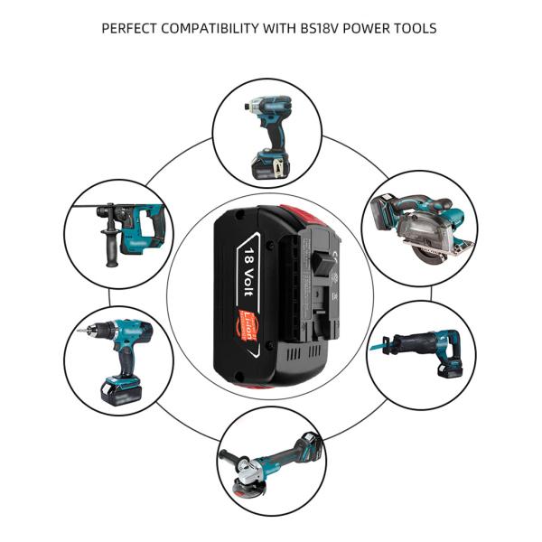 Long Cycle Life Power Tool Battery , ODM 18 Volt Lithium Ion Battery
