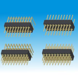 China Industrial 1.27mm Machine Pin Headers Male Type 60V AC/DC Voltage wholesale