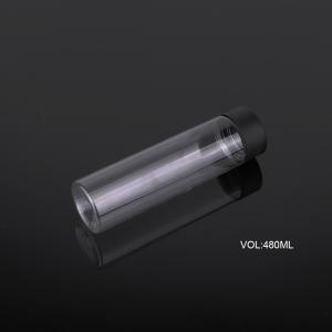 Custom Flat Square 480ml Empty Plastic Juice Bottles