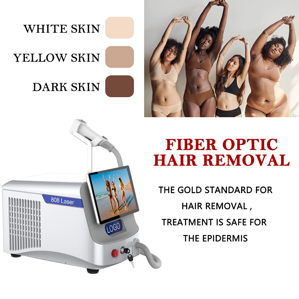 Lightweight Fiber Laser Hair Removal Machine Portable Permanent Hair Removal System
