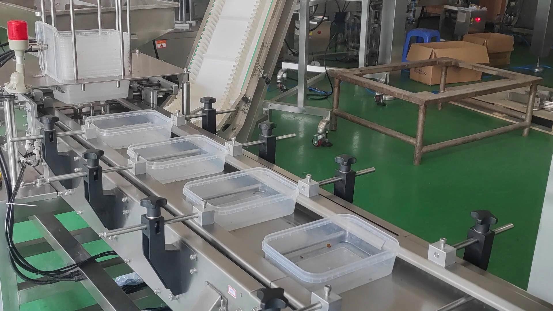 Customization LCD Screen Granule Filling Machine Date Palm Box Packing Line